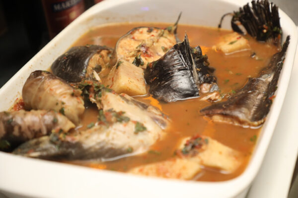 WHOLE CATFISH PEPPER SOUP